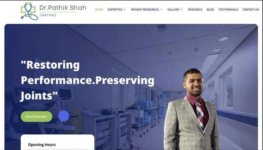 Dr Pathik Shah website