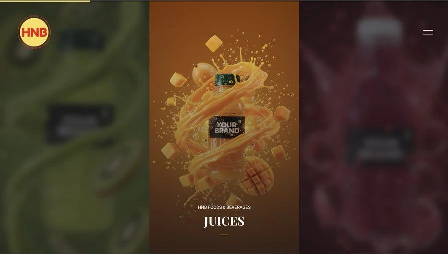 HNB Foods & Beverages website